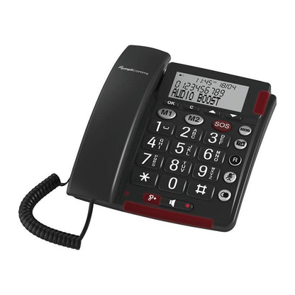 amplicomms BigTel 50 Alarm Plus Notrufarmband Duo dunkelgrau