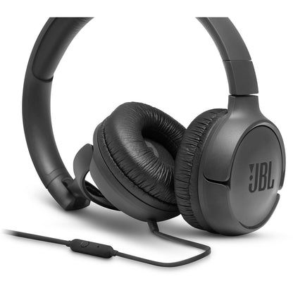 JBL JBLT500BLK Tune500 - Kabelgebundener On-Ear-Kopfhrer - Leicht und faltbar