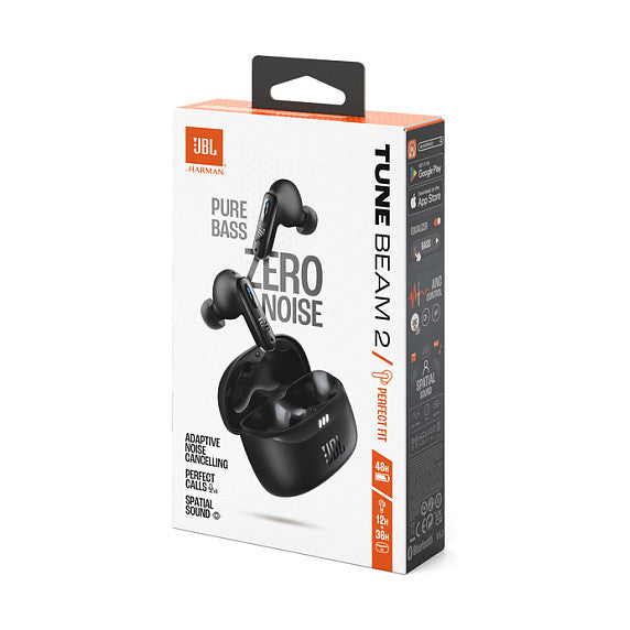 JBL Tune Beam 2, Kabellose Bluetooth-In-Ear-Kopfhrer, schwarz