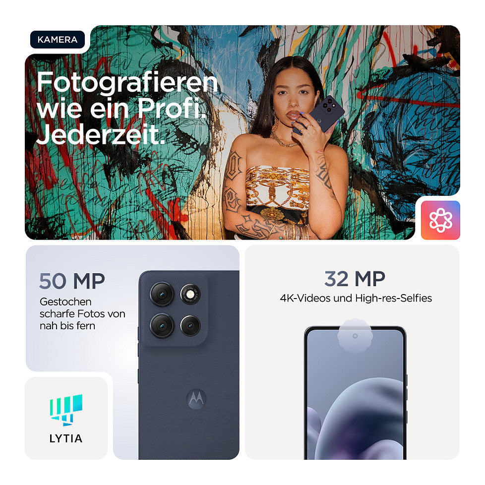 Motorola moto G86 8RAM 256GB spellbound blue