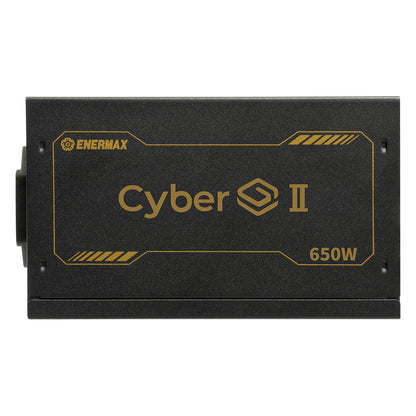 650W Enermax Power Supply 650W CyberG II 80+ Gold Black non-mod