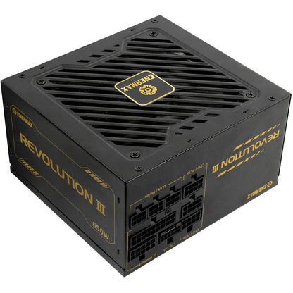 650W Enermax Power Supply 650W Revolution3 80+ Gold Black FULLMOD