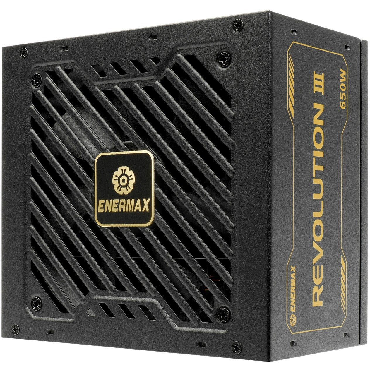 650W Enermax Power Supply 650W Revolution3 80+ Gold Black FULLMOD
