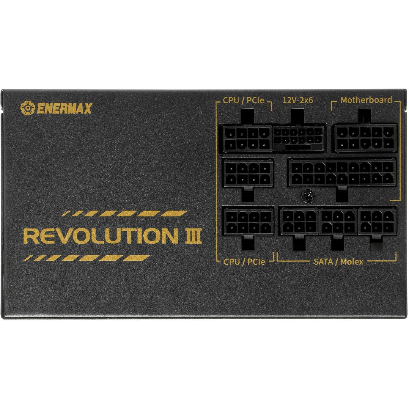 750W Enermax Power Supply 750W Revolution3 80+ Gold Black FULLMOD