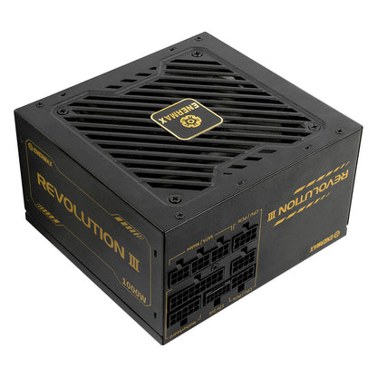 1000W Enermax Power Supply 1000W Revolution3 80+ Gold Black FULLMO