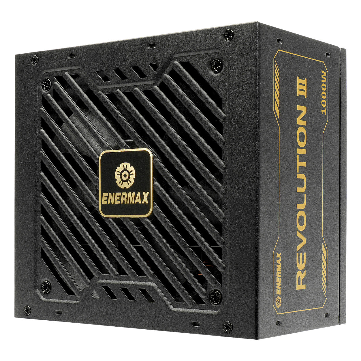 1000W Enermax Power Supply 1000W Revolution3 80+ Gold Black FULLMO