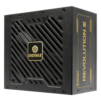 1000W Enermax Power Supply 1000W Revolution3 80+ Gold Black FULLMO