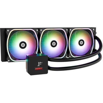 K Enermax Liquid CPU Cooler Aquafusion II 360mm ARGB Black