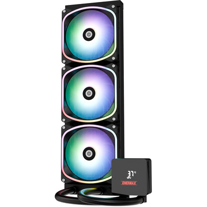 K Enermax Liquid CPU Cooler Aquafusion II 360mm ARGB Black