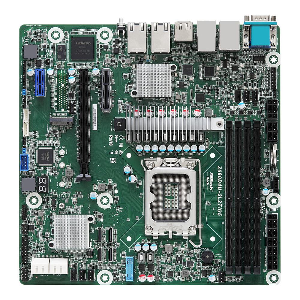 ASRock Mainboard Z690D4U-2L2T/G5 micro-ATX Sockel 1700 DDR5-only Single