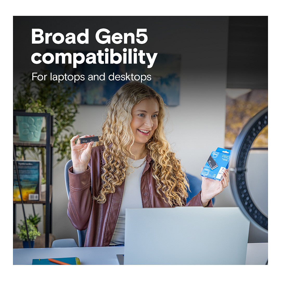 M.2 2TB Crucial P510 PCIe Gen5 NVMe