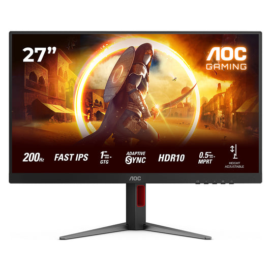 68,6cm (27") 27G4HA 16:09 2xHDMI+DP IPS black/red