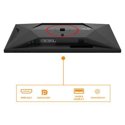 68,6cm (27") U27G4R 16:09 2xHDMI+DP+USB IPS bl./red
