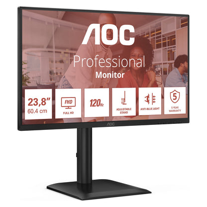 60,5cm (23,8") 24E4U 16:09 HDMI+DP+USB IPS Lift black