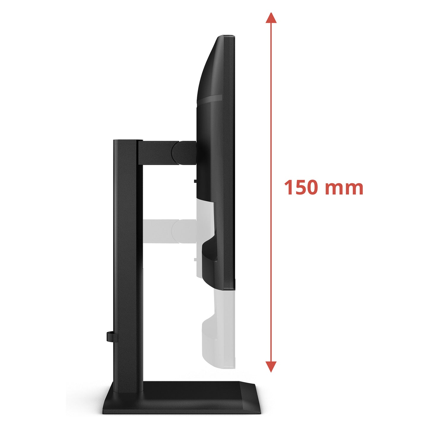 60,5cm (23,8") 24E4U 16:09 HDMI+DP+USB IPS Lift black