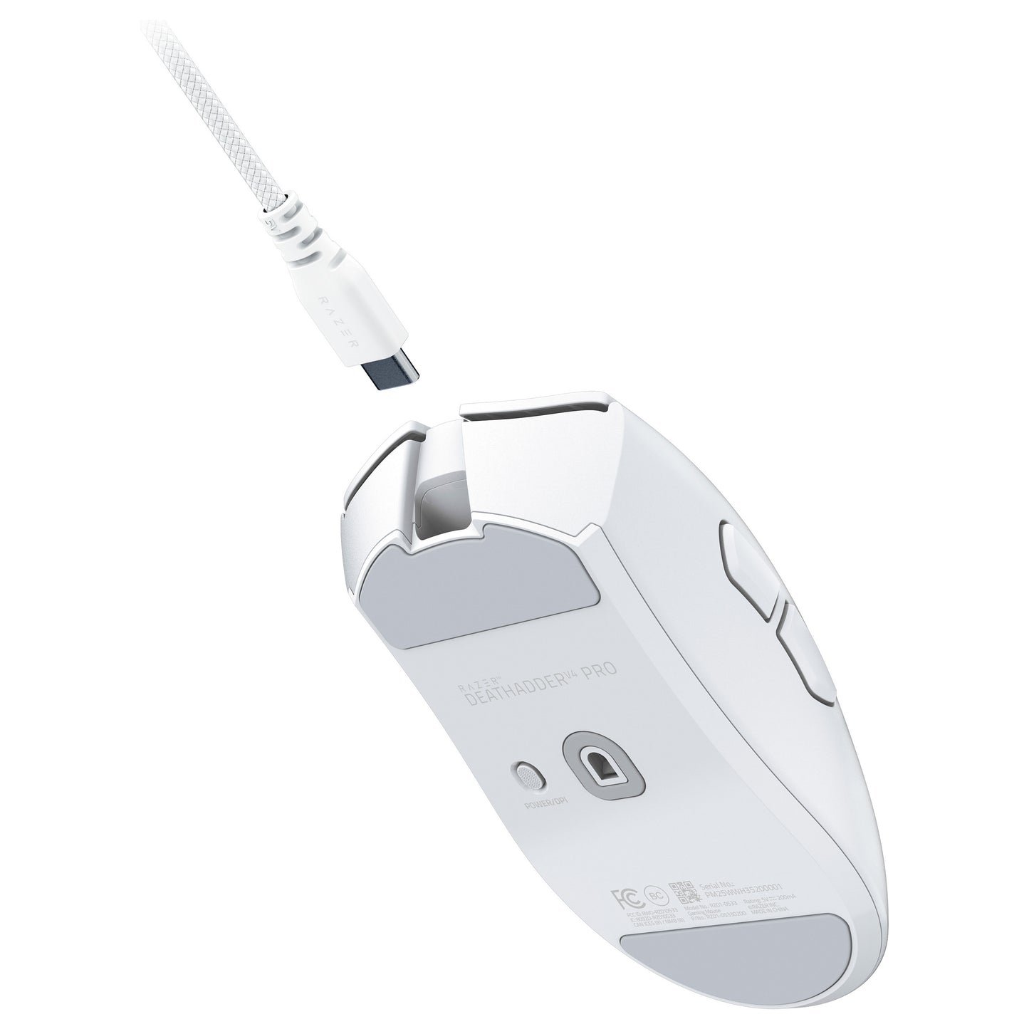 Razer Maus Deathadder V4 Pro weiß