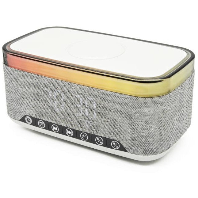 Denver FM-Radiowecker mit Bluetooth und kabellosem Laden