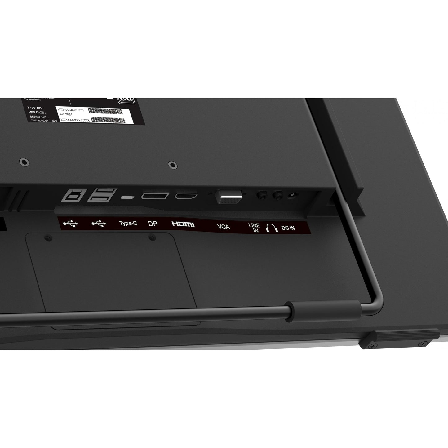 Hannspree 60.4cm (23,8") HT240CUA 16:9 M-TOUCH HDMI+DP+USBC