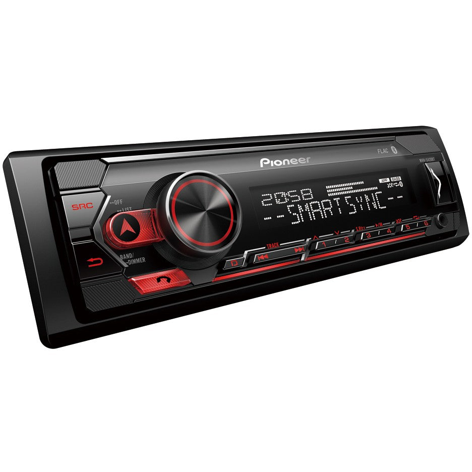 Pioneer MVH-S420BT 1DIN Autoradio mit RDS, halbe Einbautiefe