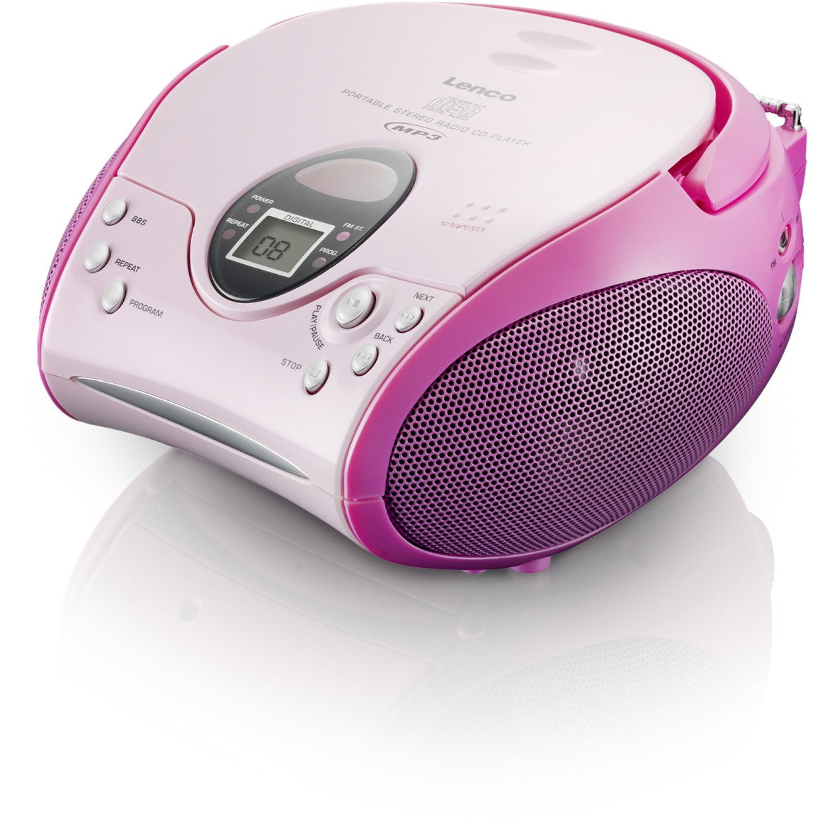Lenco SCD-24 pink