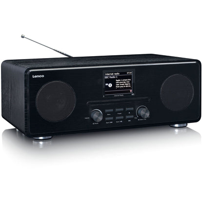 LENCO DIR-260BK Internetradio mit DAB+, BT & CD, schwarz