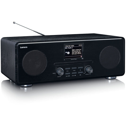 LENCO DIR-260BK Internetradio mit DAB+, BT & CD, schwarz