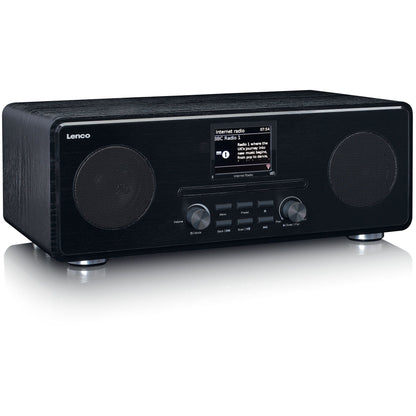 LENCO DIR-260BK Internetradio mit DAB+, BT & CD, schwarz