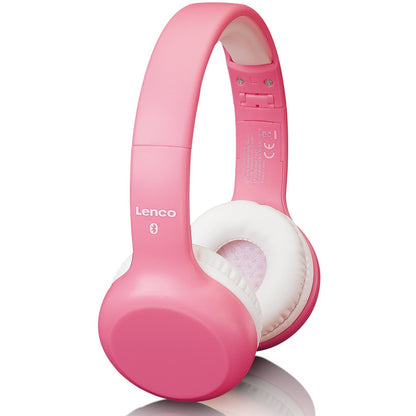 LENCO HPB-110PK - Faltbare Bluetooth-Kopfhrer fr Kids. pink