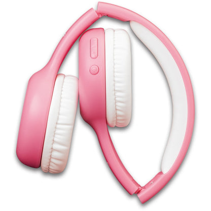 LENCO HPB-110PK - Faltbare Bluetooth-Kopfhrer fr Kids. pink