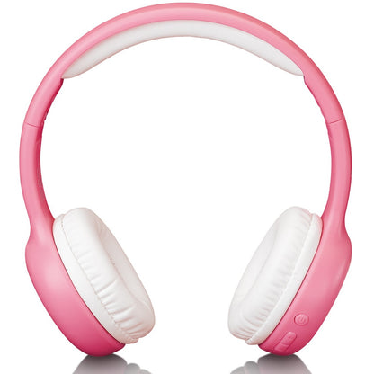 LENCO HPB-110PK - Faltbare Bluetooth-Kopfhrer fr Kids. pink