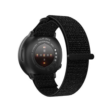 Polar Unite Black S-L Silikonarmband mit Dornschliee