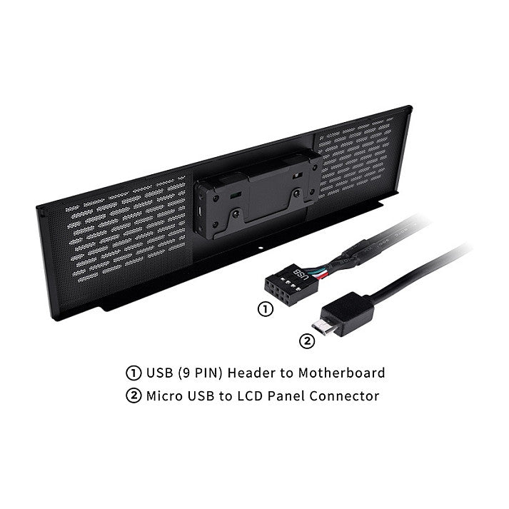 Thermaltake LCD Panel Kit Black for The Tower 500