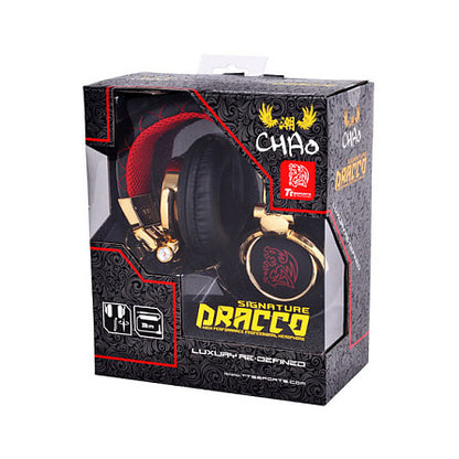 Thermaltake TteSPORTS/Headset/DRACCO Signature/Red/3.5mm/St