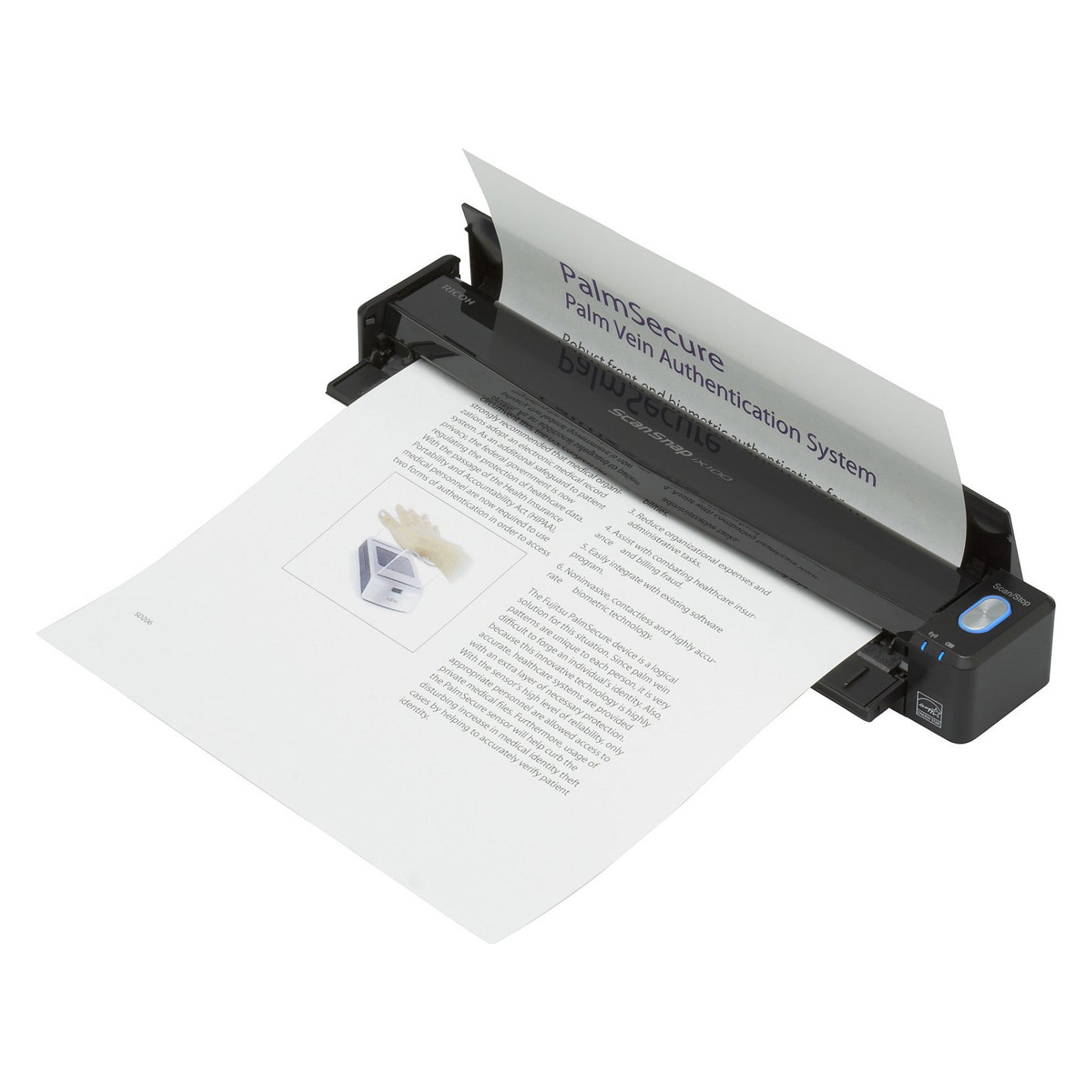 Ricoh ScanSnap iX100 mobiler Dokumenten-Scanner