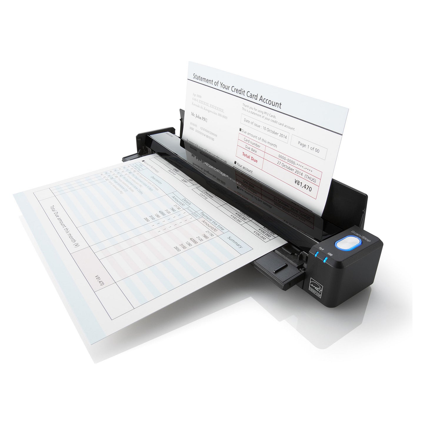 Ricoh ScanSnap iX100 mobiler Dokumenten-Scanner