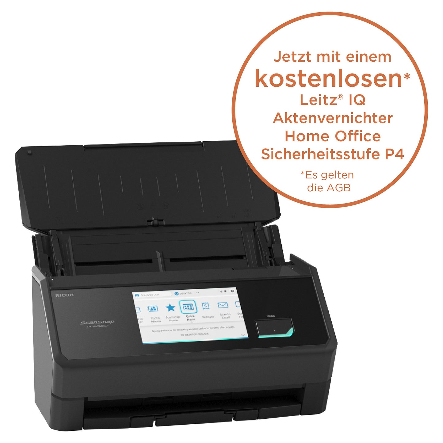 RICOH ScanSnap iX2500 BK Dokumenten-Scanner