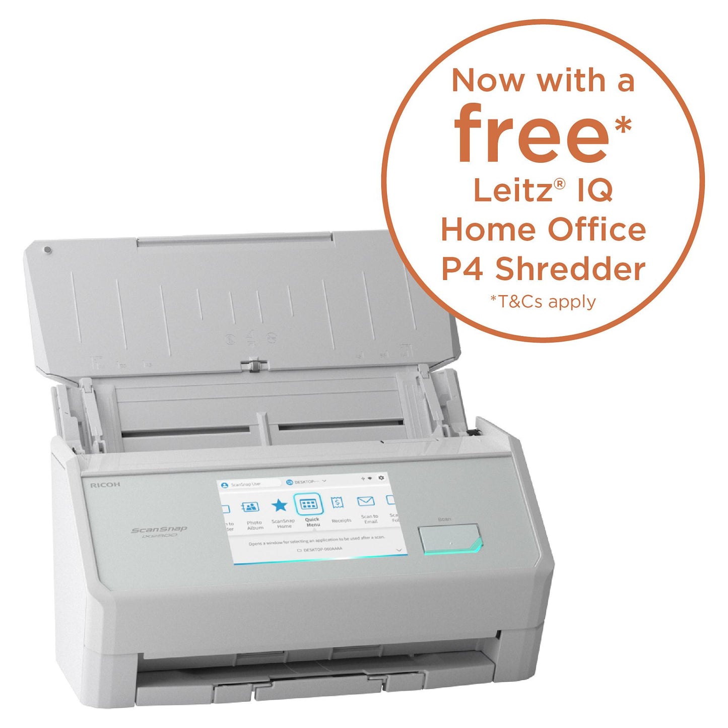 RICOH ScanSnap iX2500 WH Dokumenten-Scanner