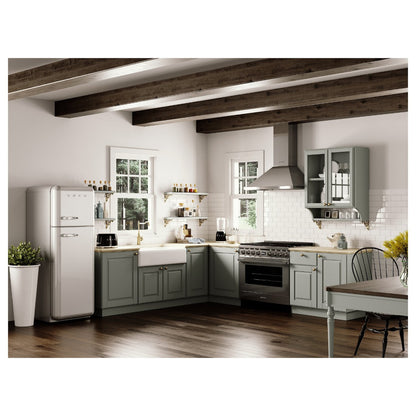 SMEG Toaster 2-Schlitz kompakt 50s Style TSF01BLEU, Schwarz, Hochglanz