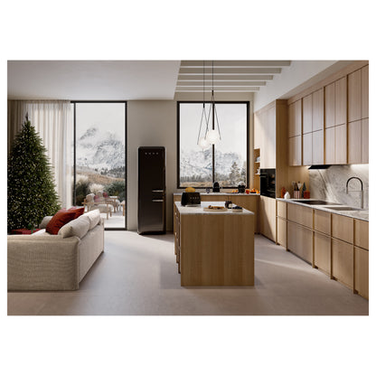 SMEG Wasserkocher 50s Style KLF03BLEU, schwarz