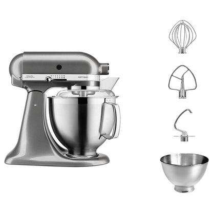 Kitchenaid 5KSM185PSEMS 4,8l Küchenmaschine, grau