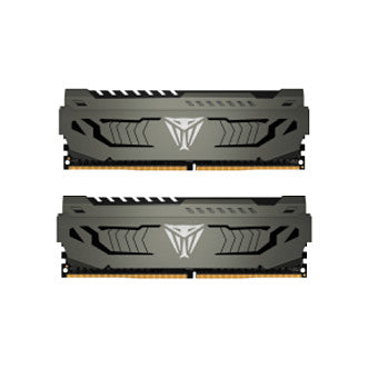 32 GB Patriot DIMM 3200 (2x 16 GB) Dual-Kit (grau, PVS432G320C6K, Viper Steel, INTEL XMP)