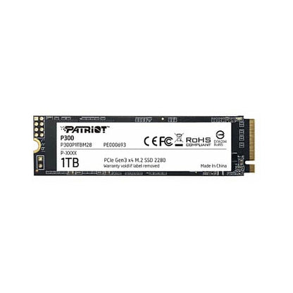 M.2 Patriot P300 1 TB (PCIe 3.0 x4, NVMe 1.3, M.2 2280)