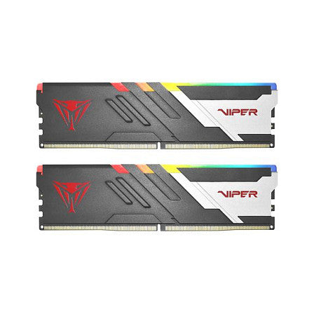 64 GB Patriot DIMM 5600 (2x 32 GB) Dual-Kit (schwarz, PVVR564G560C40K, Viper Venom RGB, INTEL XMP)