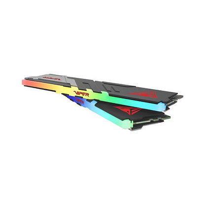 64 GB Patriot DIMM 5600 (2x 32 GB) Dual-Kit (schwarz, PVVR564G560C40K, Viper Venom RGB, INTEL XMP)