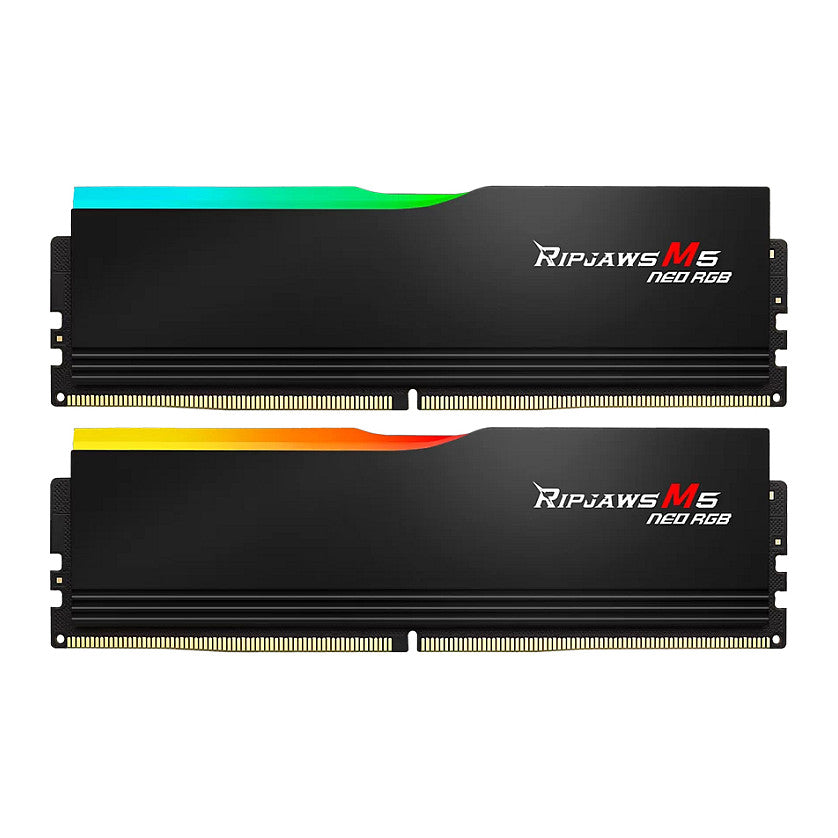 64 GB G.Skill DIMM 6000 (2x 32 GB) Dual-Kit (schwarz, F5-6000J3238G32GX2-RM5NRK, Ripjaws M5 Neo, AMD EXPO)