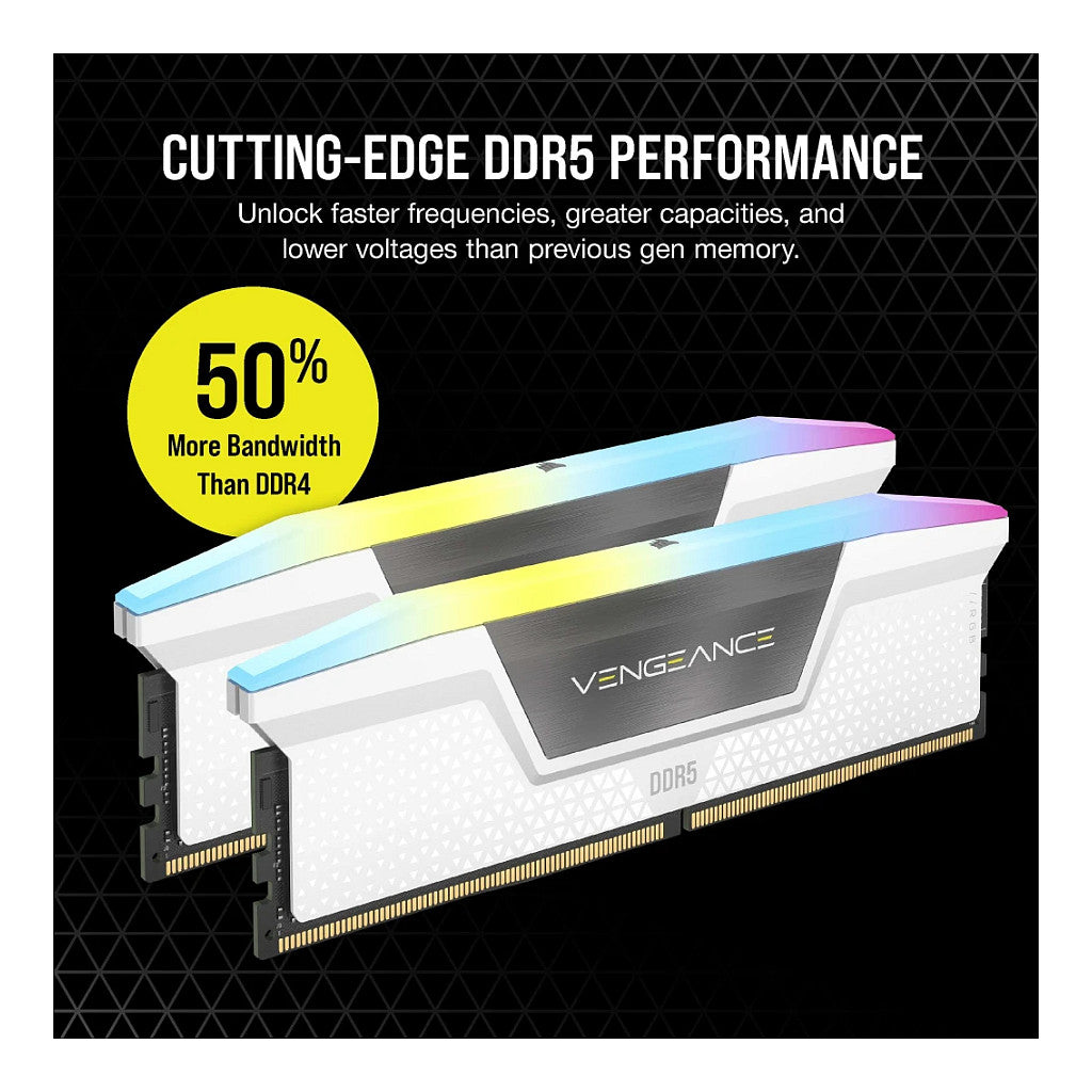 64GB PC 6400 CL32 CORSAIR KIT (2x32GB) VENGEANCE RGB W retail