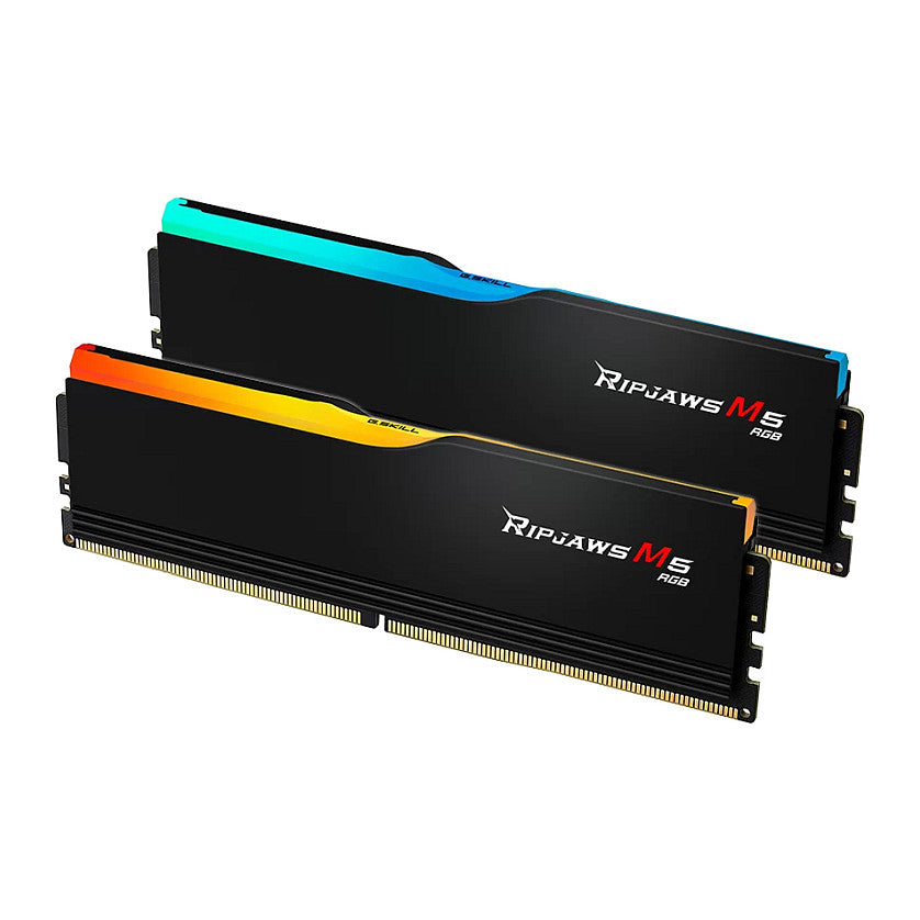 32 GB DIMM DDR5-6000(schwarz. F5-6000J2836G16GX2-RM5RK. Ripjaws M5 RGB. INTEL XMP)