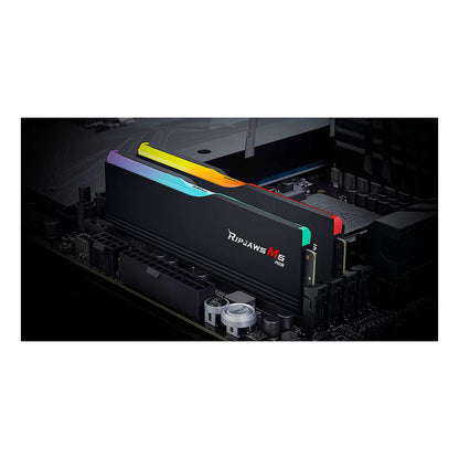 32 GB DIMM DDR5-6000(schwarz. F5-6000J2836G16GX2-RM5RK. Ripjaws M5 RGB. INTEL XMP)