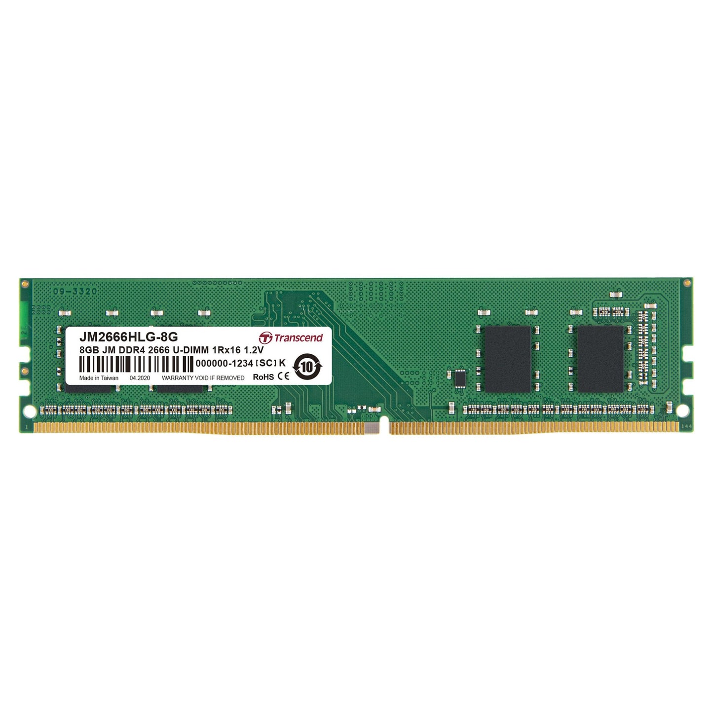 8GB PC 2666 CL19 Transcend JetRam, JM2666HLG-8G