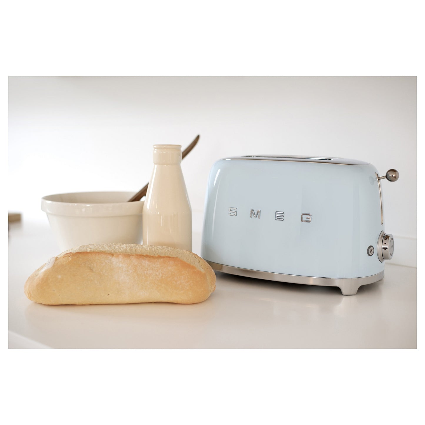 SMEG TSF01PBEU Toaster 2 Scheiben Pastellblau